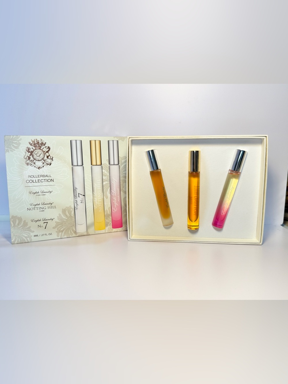 English Laundry No.7 3 Piece Womens rollerball  collection Gift Set NIB